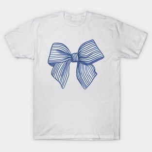 Coquette Navy Blue Bow T-Shirt